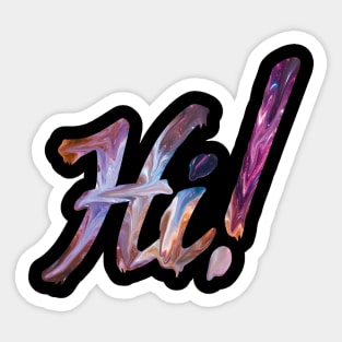 Hi tee Sticker